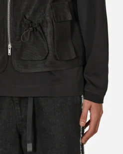 Haydenshapes Coats And Jackets^Utility Net Vest Black