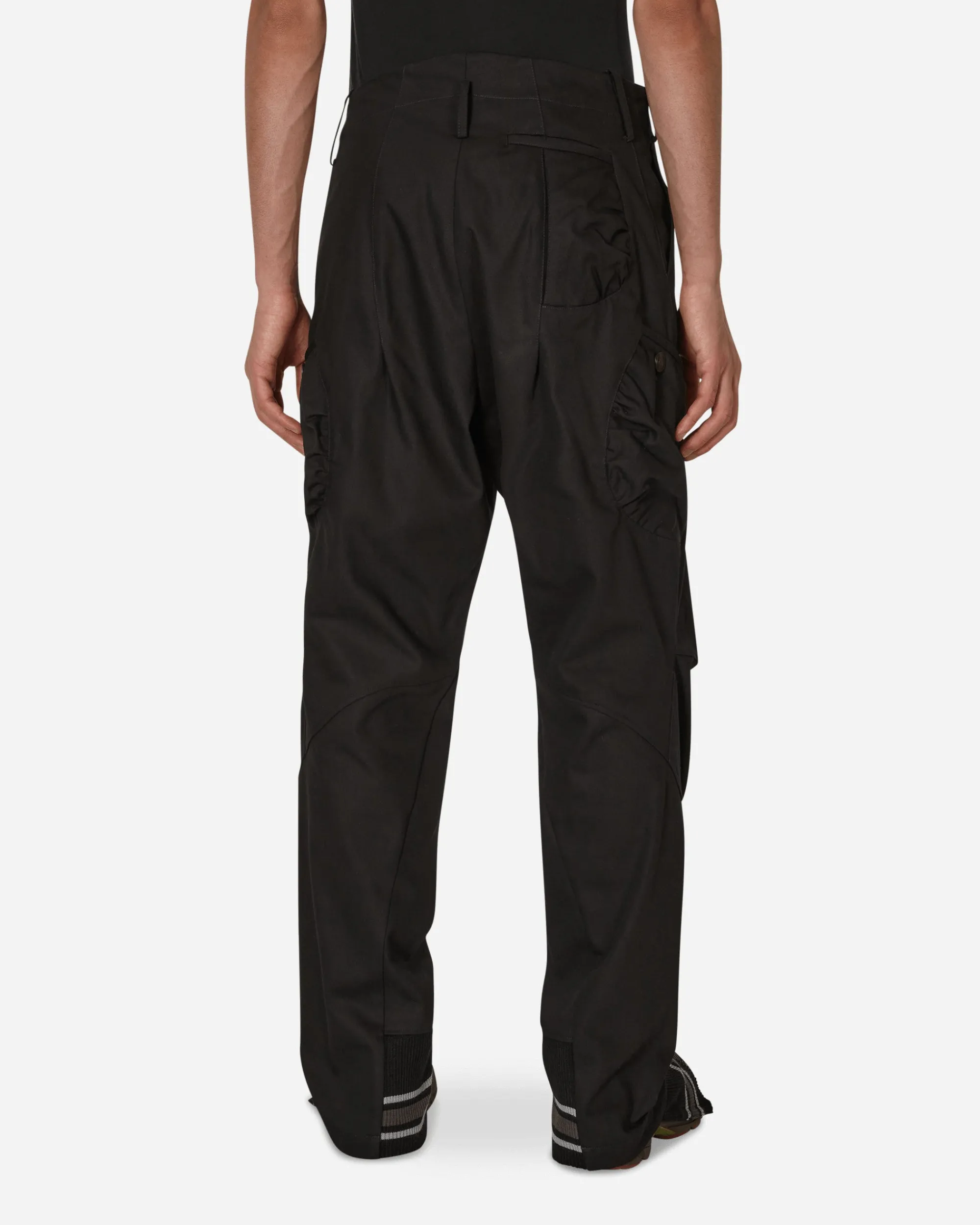 Kiko Kostadinov Pants^Valakas Cargo Trousers Black