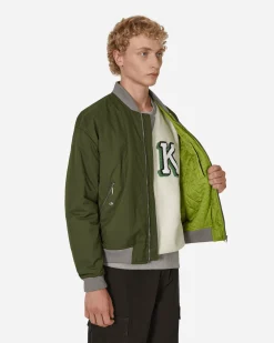 KENZO Paris Coats And Jackets^Varsity Bomber Jacket Green