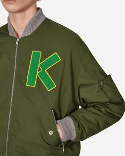 KENZO Paris Coats And Jackets^Varsity Bomber Jacket Green