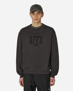 AFFXWRKS Sweatshirts^Varsity Crewneck Sweatshirt Black