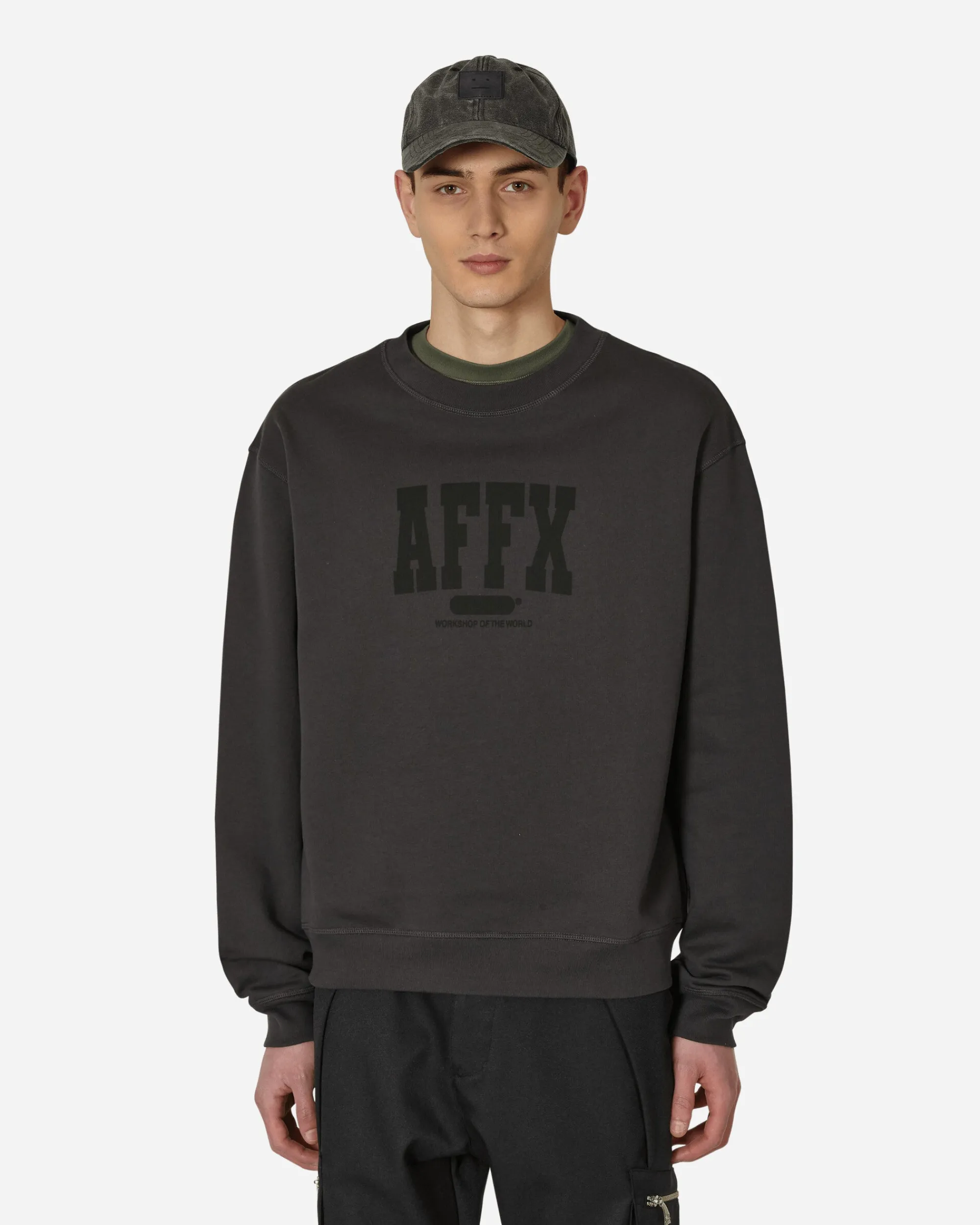 AFFXWRKS Sweatshirts^Varsity Crewneck Sweatshirt Black