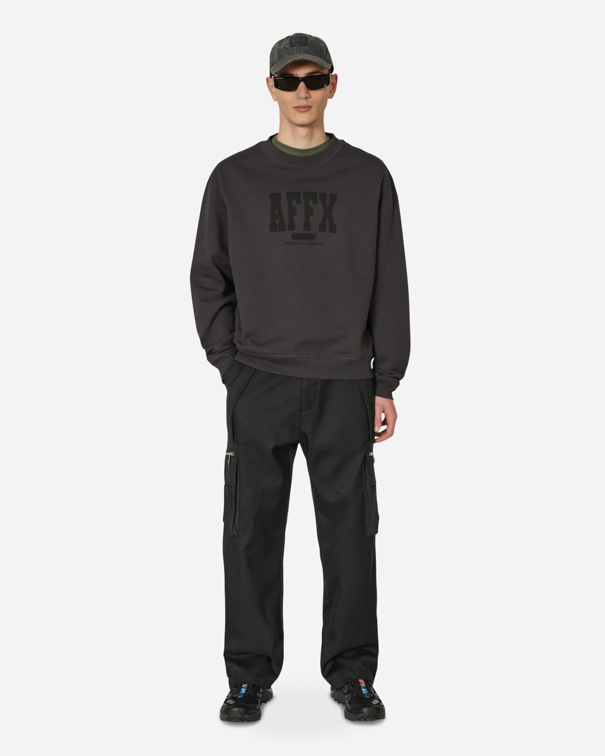 AFFXWRKS Sweatshirts^Varsity Crewneck Sweatshirt Black