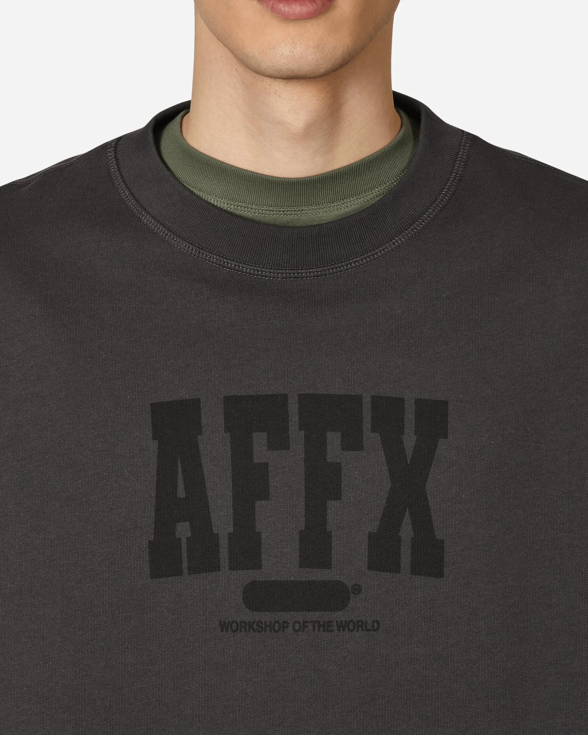 AFFXWRKS Sweatshirts^Varsity Crewneck Sweatshirt Black