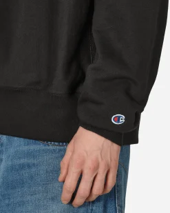 L.I.E.S. Records Sweatshirts^Varsity Crewneck Sweatshirt Black