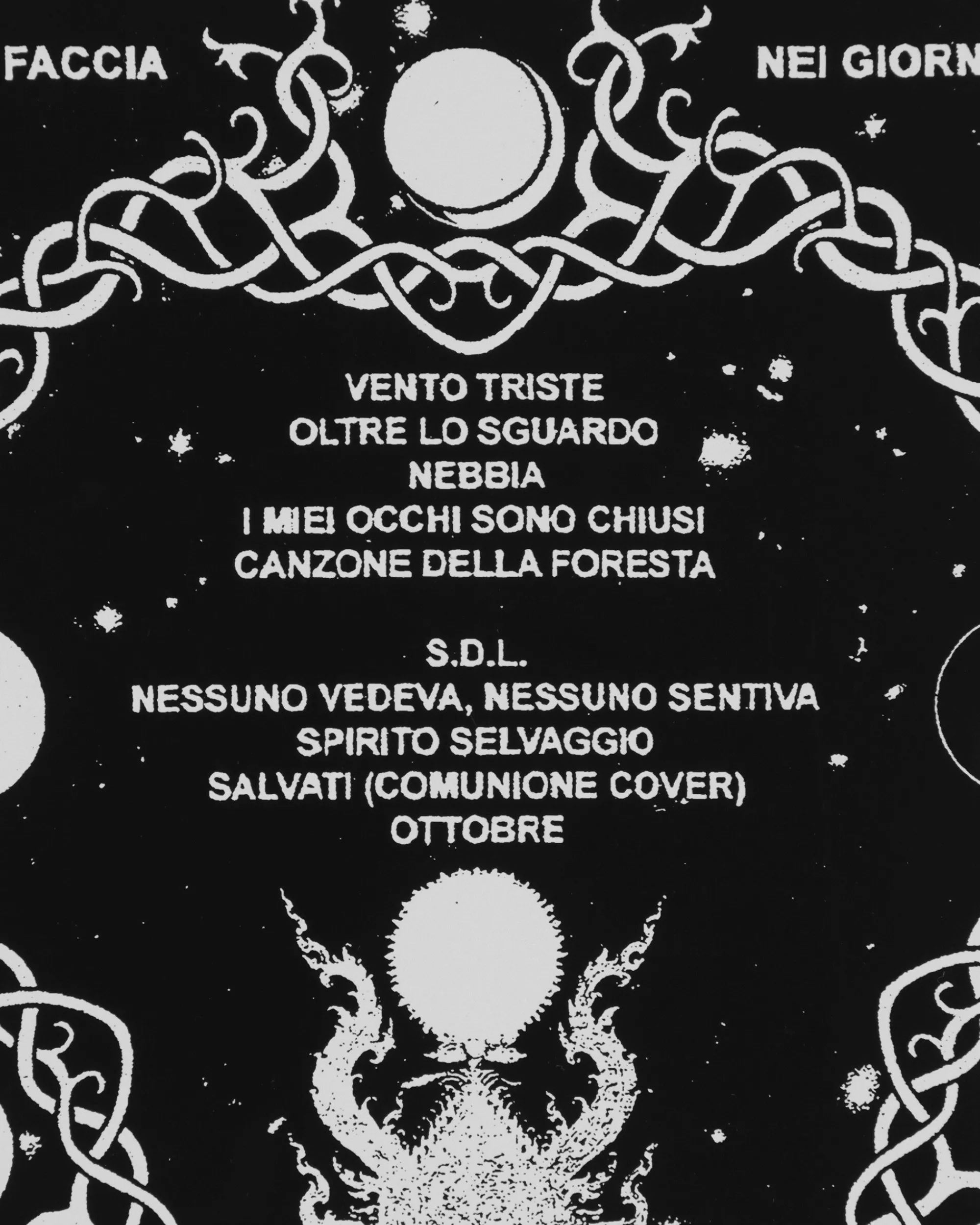 Sentiero Futuro Music^Vedo La Tua Faccia Nei Giorni Di Pioggia Vinyl