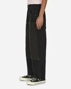 Stingwater Pants^Vegan Suede Double Knee Canvas Pants Black
