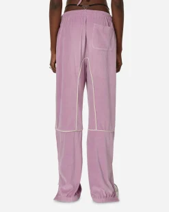 Priscavera Pants^Velour Track Pants Lavender