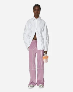 Priscavera Pants^Velour Track Pants Lavender