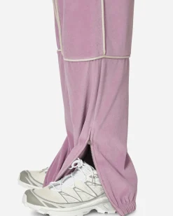 Priscavera Pants^Velour Track Pants Lavender