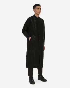 Comme Des Garçons Black Coats And Jackets^Velvet Coat Black