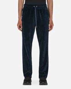 Moncler Pants^Velvet Sweatpants Blue
