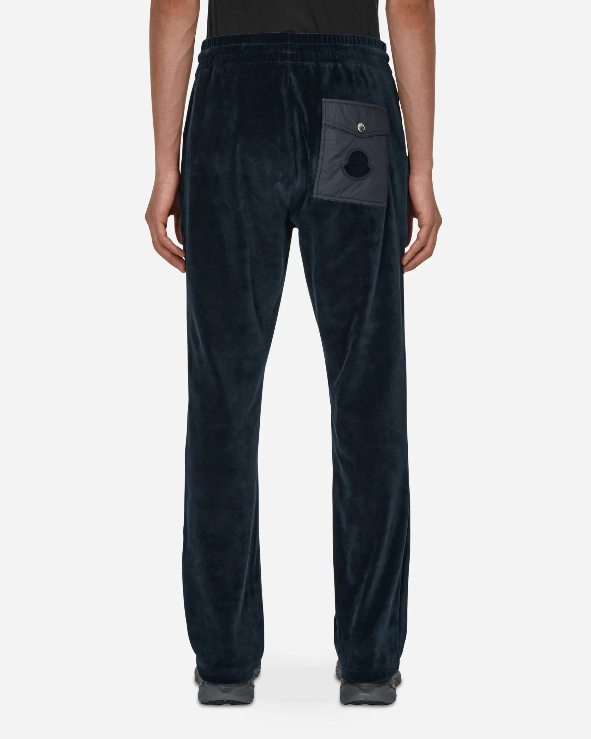 Moncler Pants^Velvet Sweatpants Blue