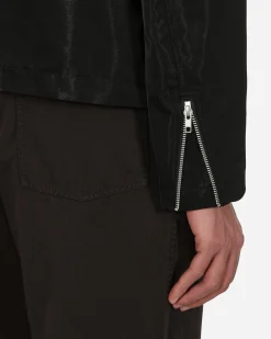 Comme Des Garçons Black Coats And Jackets^Velvet Zip Jacket Black