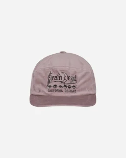 Brain Dead Hats|Hats^Velveteen Curved Front 6-Panel Hat Pink