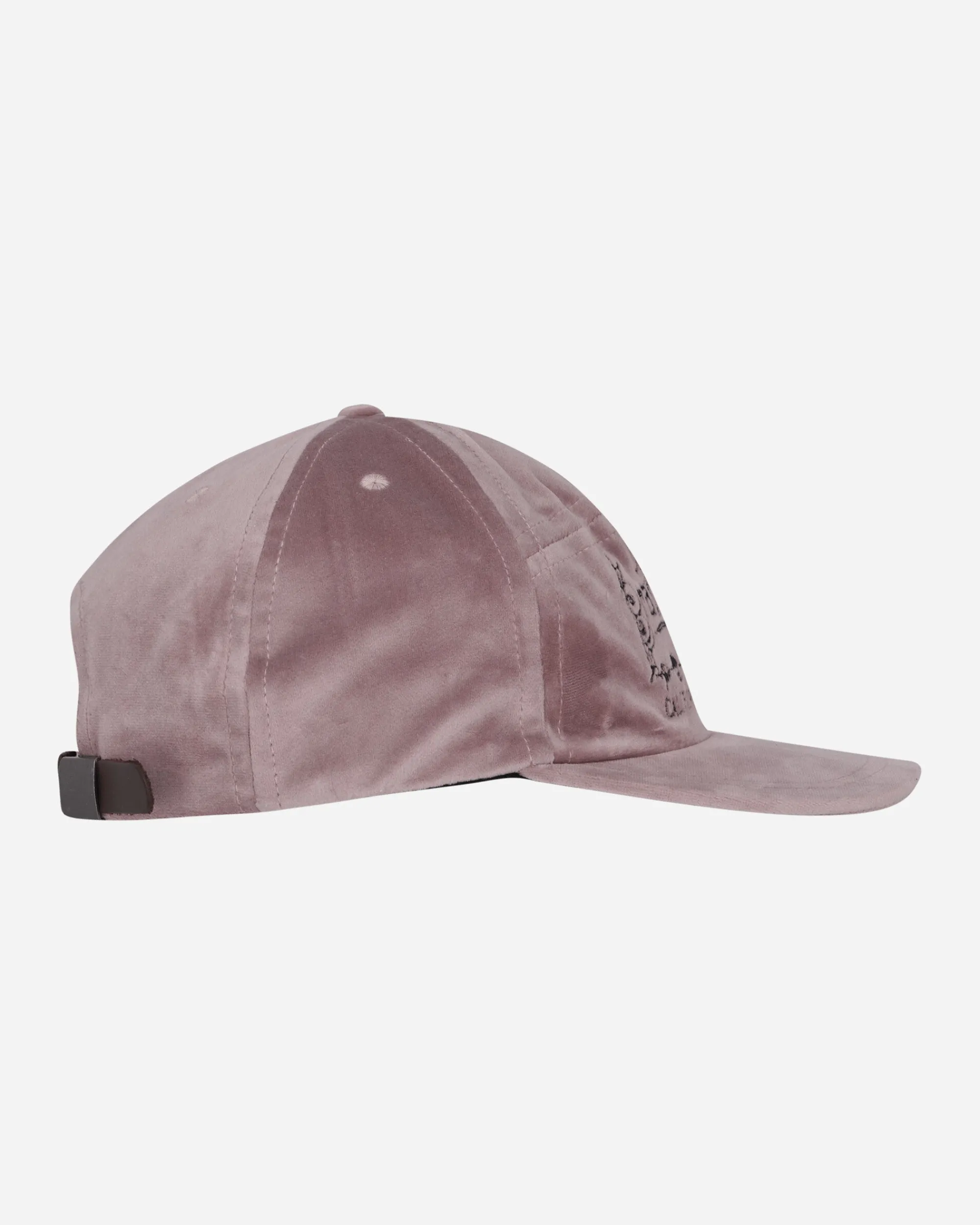 Brain Dead Hats|Hats^Velveteen Curved Front 6-Panel Hat Pink