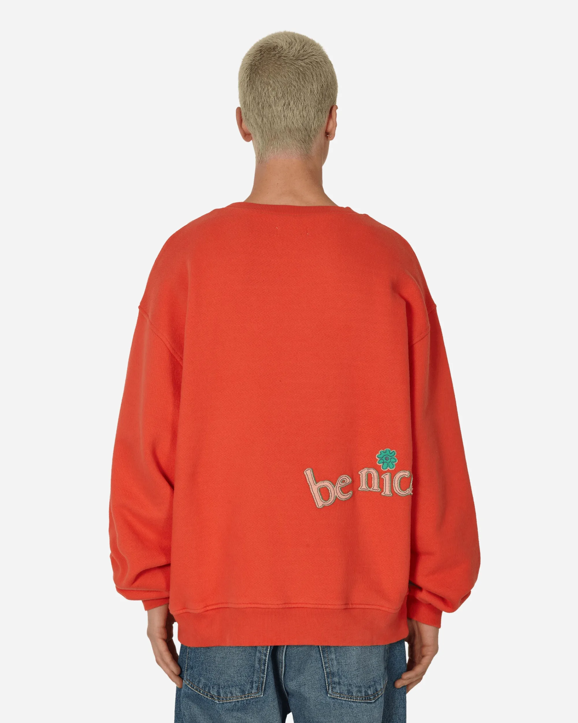 ERL Sweatshirts^Venice Crewneck Sweatshirt Red