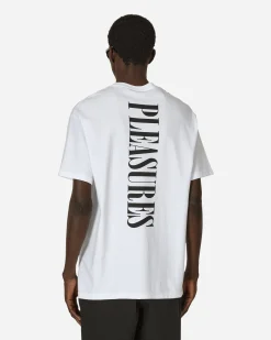 Pleasures T-Shirts^Vertical T-Shirt White