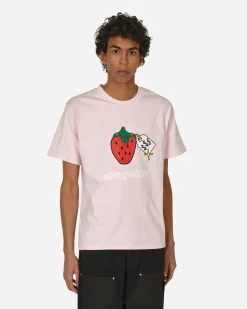 Stingwater T-Shirts^Very Speshal Organic Strawberry T-Shirt Pink
