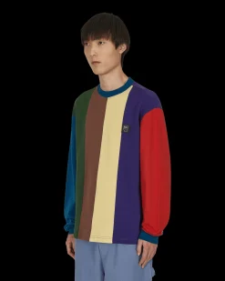 Brain Dead T-Shirts^Vet Paneled Mock Neck Longsleeve T-Shirt Grey