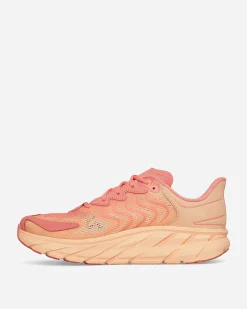 Hoka One One Sneakers·Low|Sneakers^Vibrant Bloom Clifton LS Sneakers Cantaloupe / Electric Coral