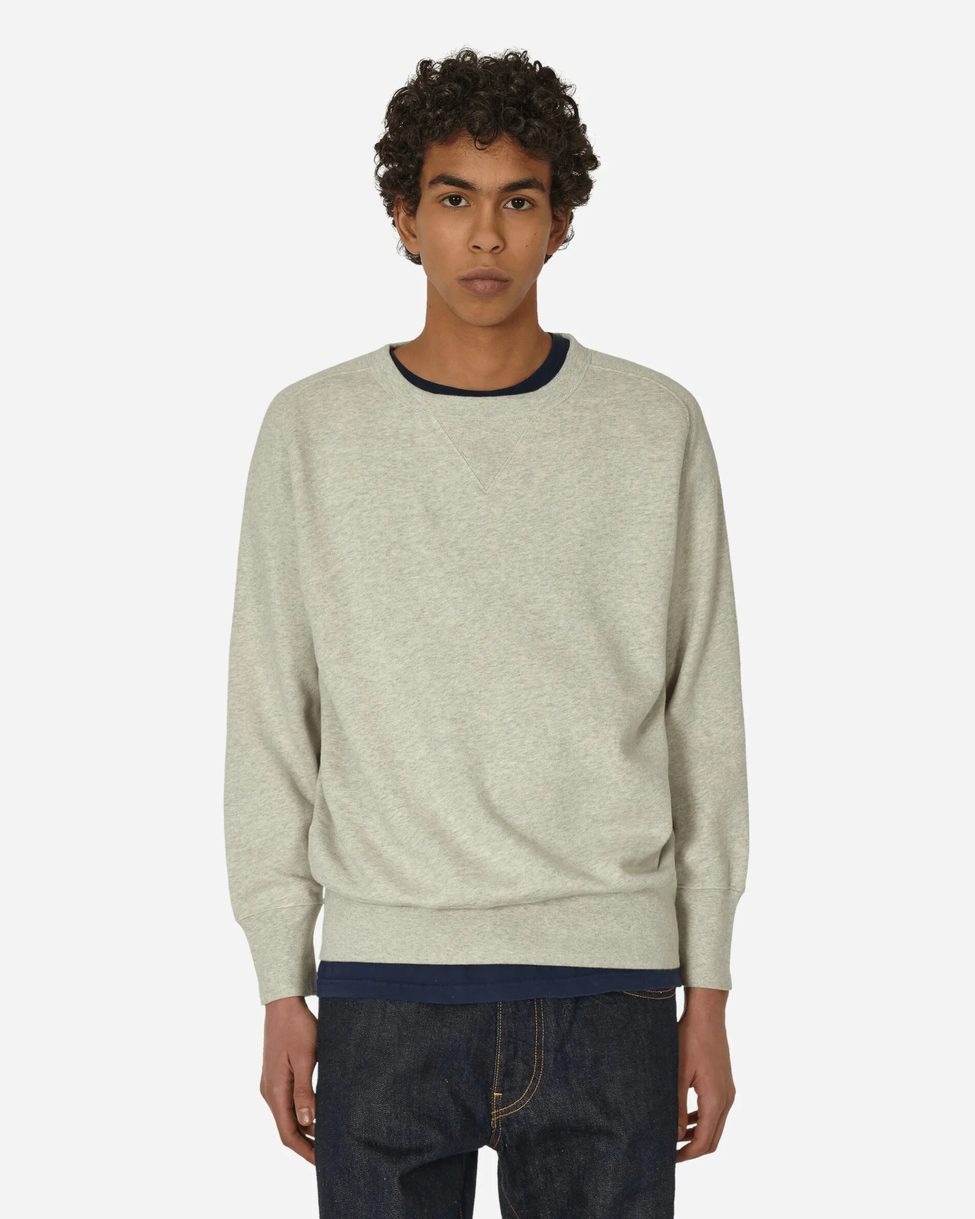 Levi's Sweatshirts^Vintage Clothing Bay Meadows Crewneck Sweatshirt Oatmeal Mele