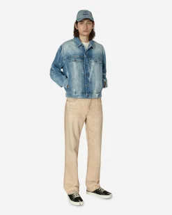 Guess USA Pants^Vintage Denim Straight Leg Pants Beige