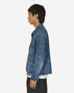 Hysteric Glamour Coats And Jackets^Vintage Denim Transcription Trucker Jacket Indigo