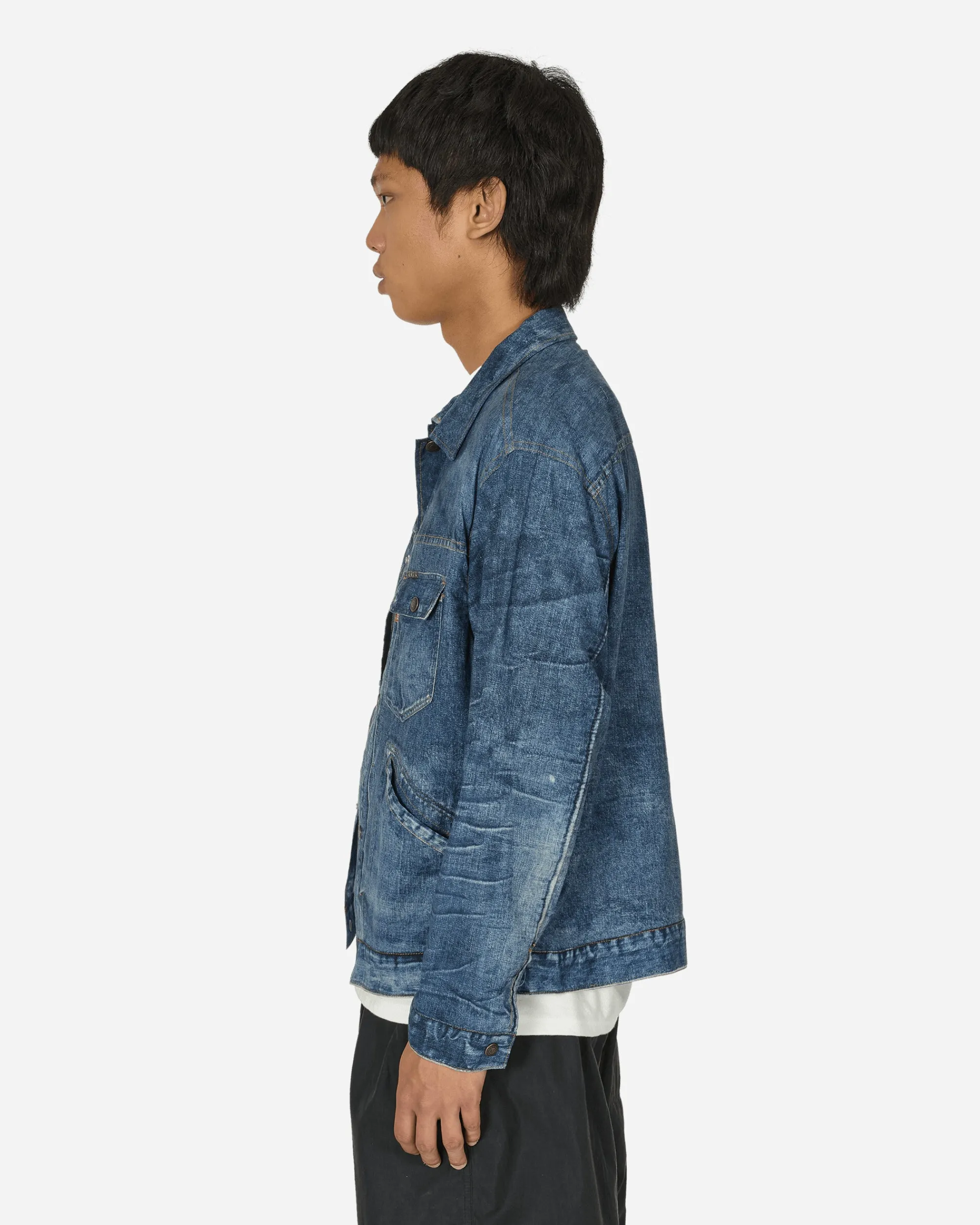 Hysteric Glamour Coats And Jackets^Vintage Denim Transcription Trucker Jacket Indigo