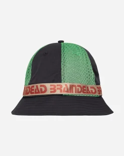 Brain Dead Hats|Hats^Vision Mesh Paneled Bucket Hat Navy / Multi