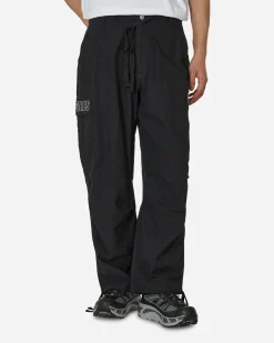 Pleasures Pants^Visitor Wide Cargo Pants Black