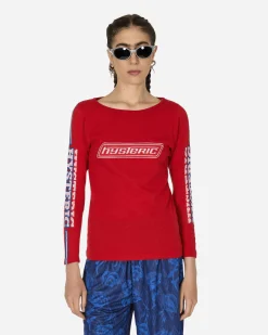 Hysteric Glamour T-Shirts^Vixen Girl Longsleeve T-Shirt Red