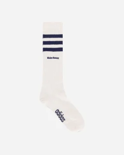 adidas Underwear^Wales Bonner Socks Wonder White / Collegiate Navy