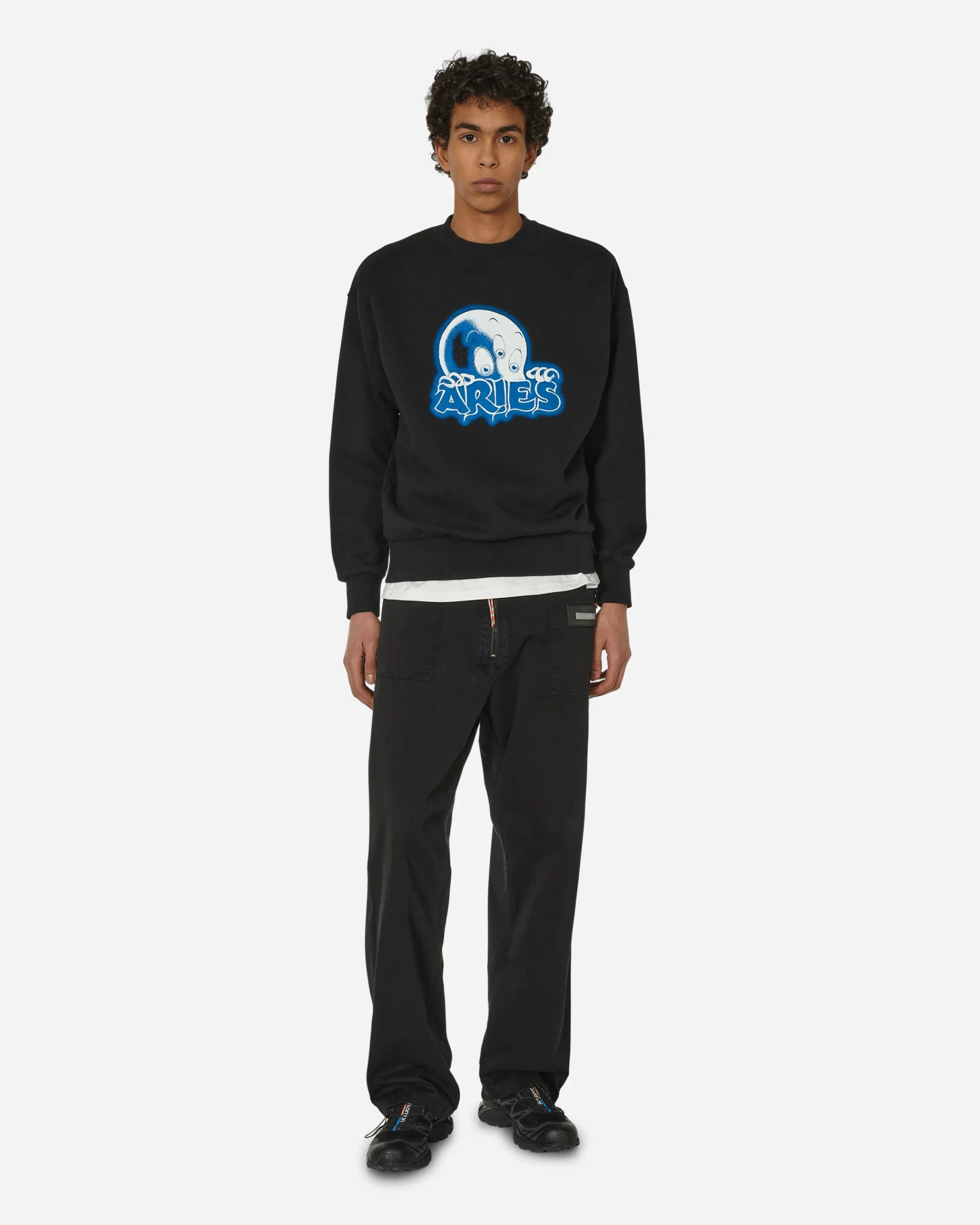 Aries Pants^Walking Trousers Black