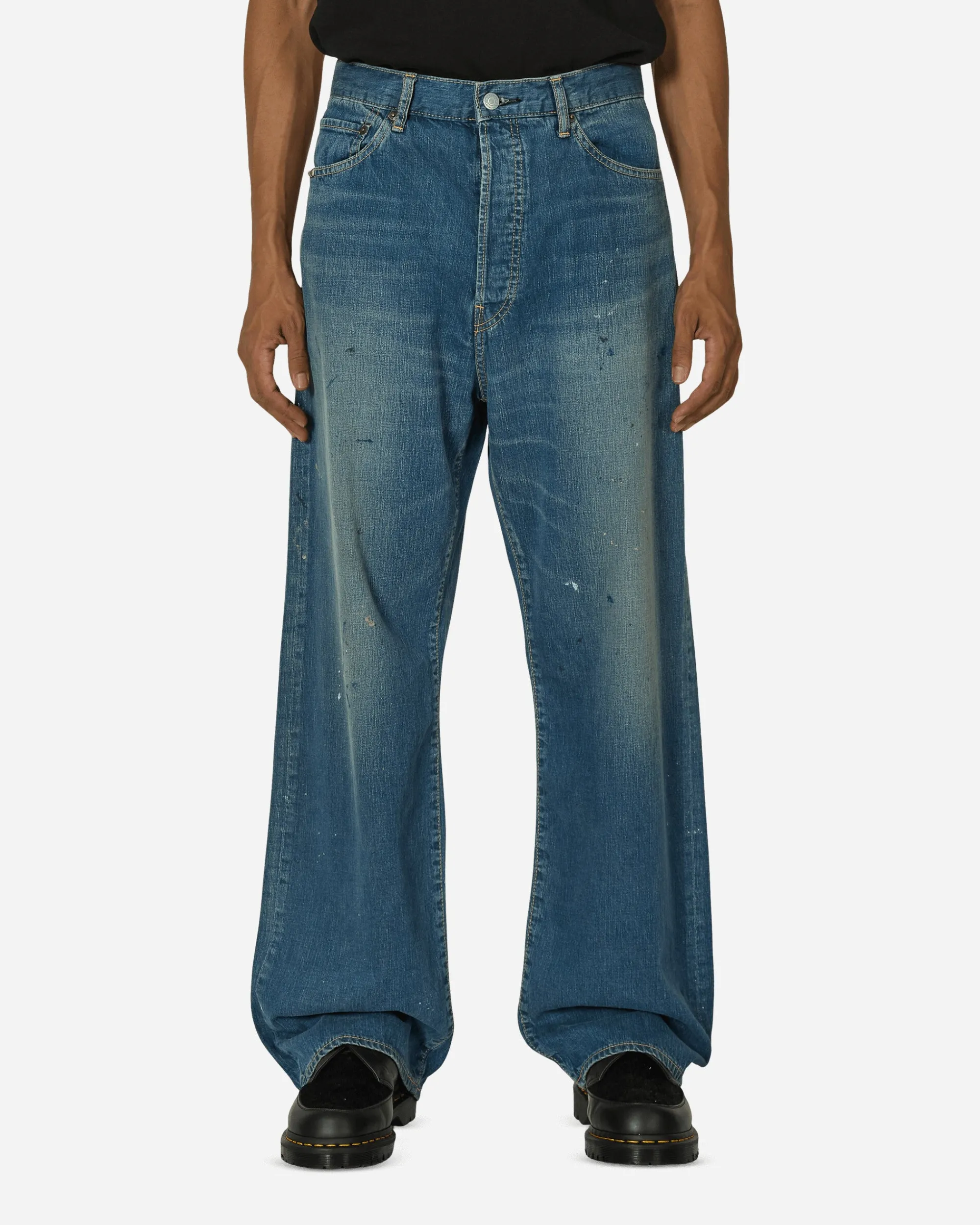 Hysteric Glamour Pants^WAP Processing Baggy Pants Indigo
