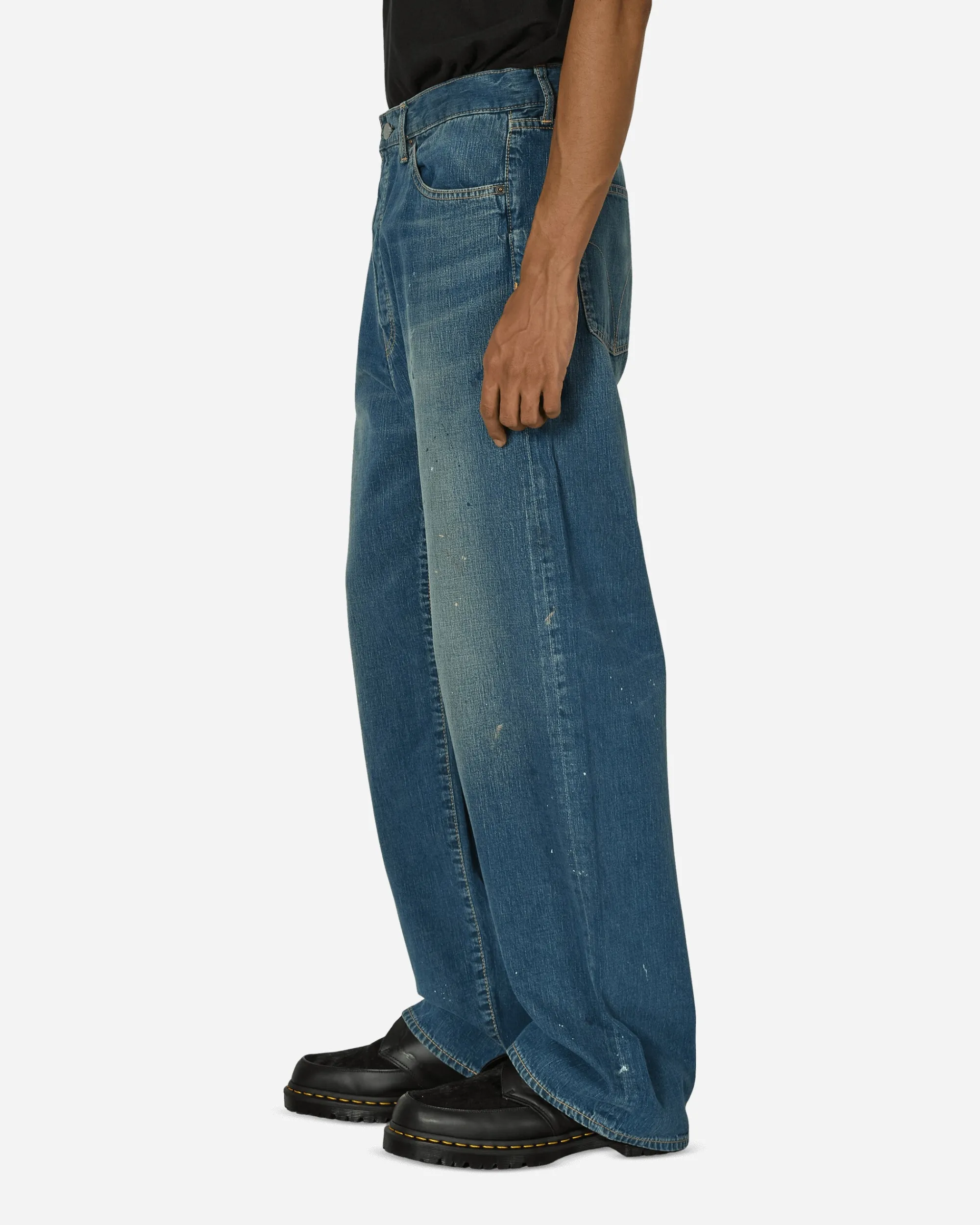 Hysteric Glamour Pants^WAP Processing Baggy Pants Indigo