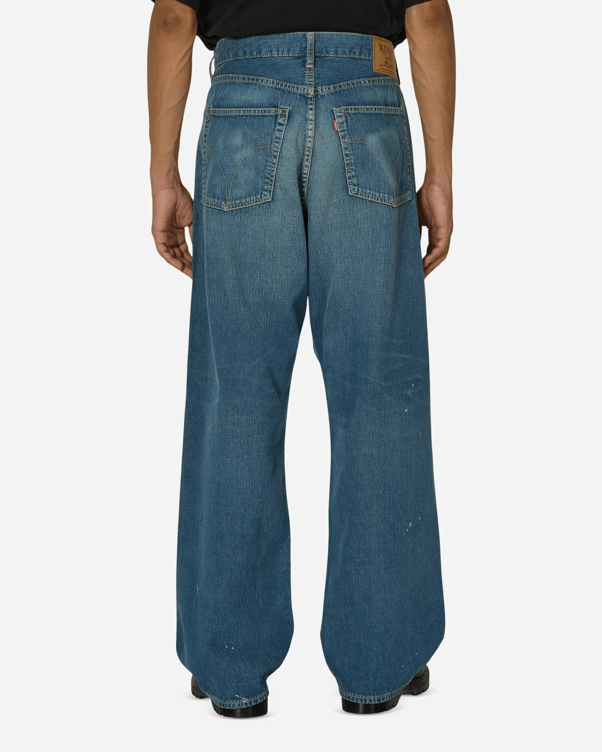 Hysteric Glamour Pants^WAP Processing Baggy Pants Indigo