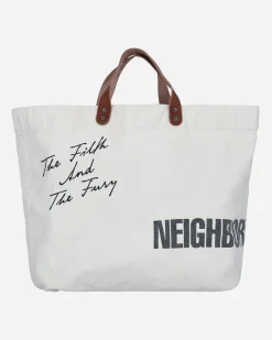 Neighborhood Bags·Tote|Bags·Tote^Washed Canvas Tote Bag Natural