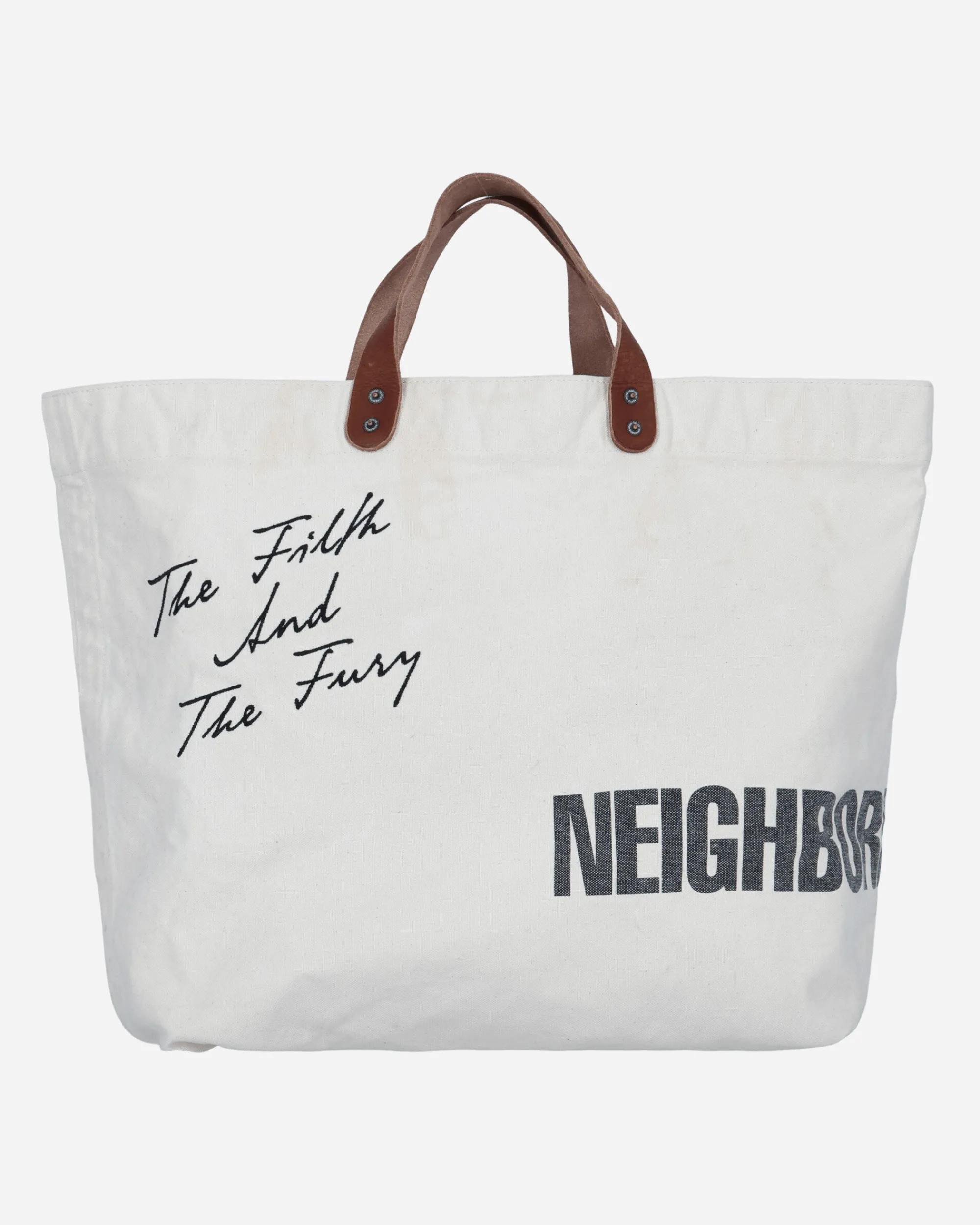 Neighborhood Bags·Tote|Bags·Tote^Washed Canvas Tote Bag Natural