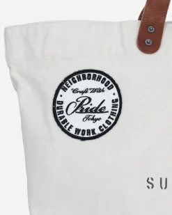 Neighborhood Bags·Tote|Bags·Tote^Washed Canvas Tote Bag Natural
