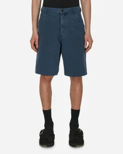Brain Dead Shorts^Washed Hard Ware / Soft Wear Carpenter Shorts Blue