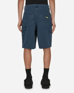 Brain Dead Shorts^Washed Hard Ware / Soft Wear Carpenter Shorts Blue