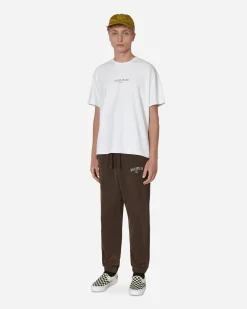 Guess USA Pants^Washed Terry Sweatpants Brown