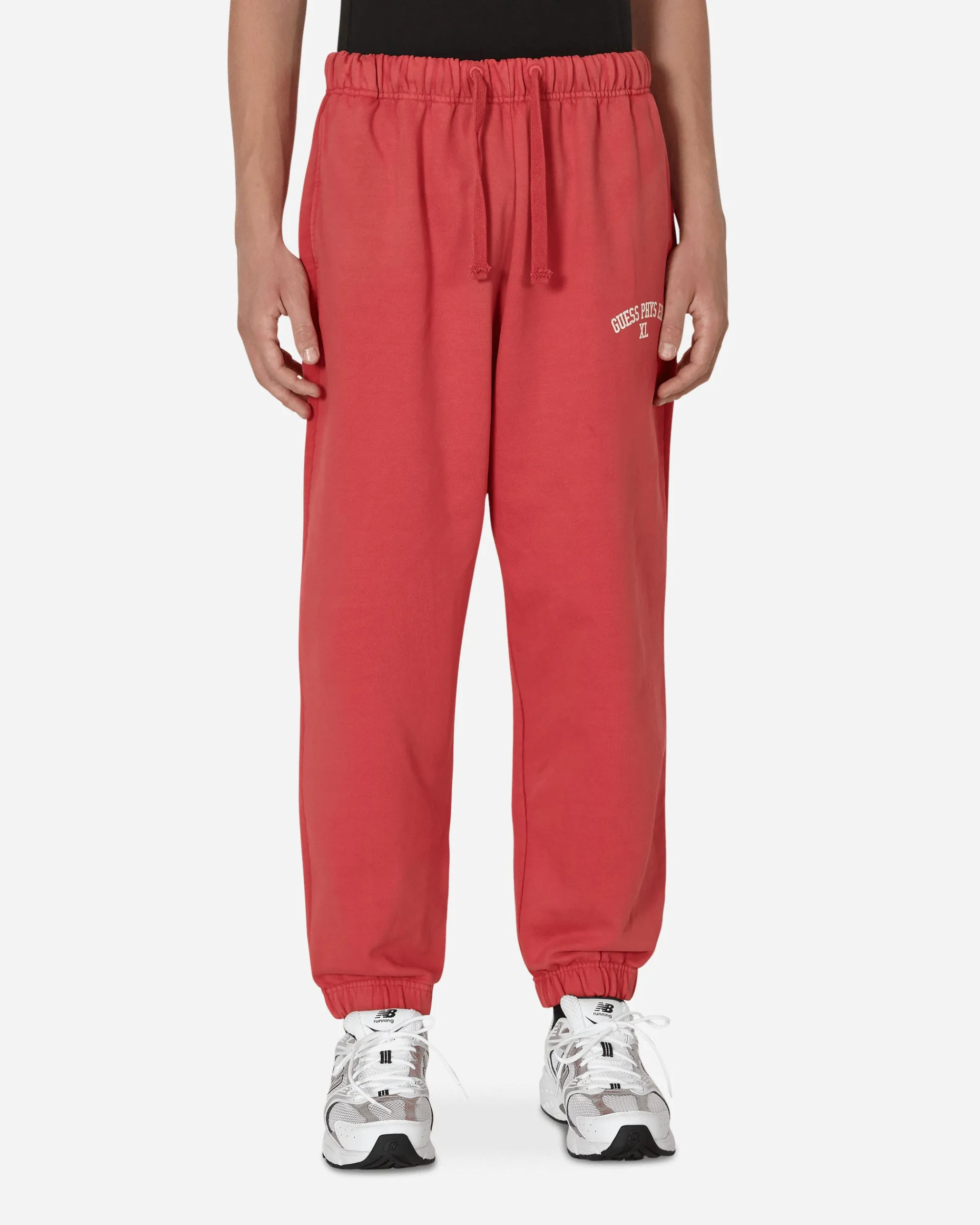 Guess USA Pants^Washed Terry Sweatpants Red