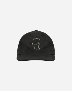 Brain Dead Hats|Hats^Washed Twill Logohead Hat Black