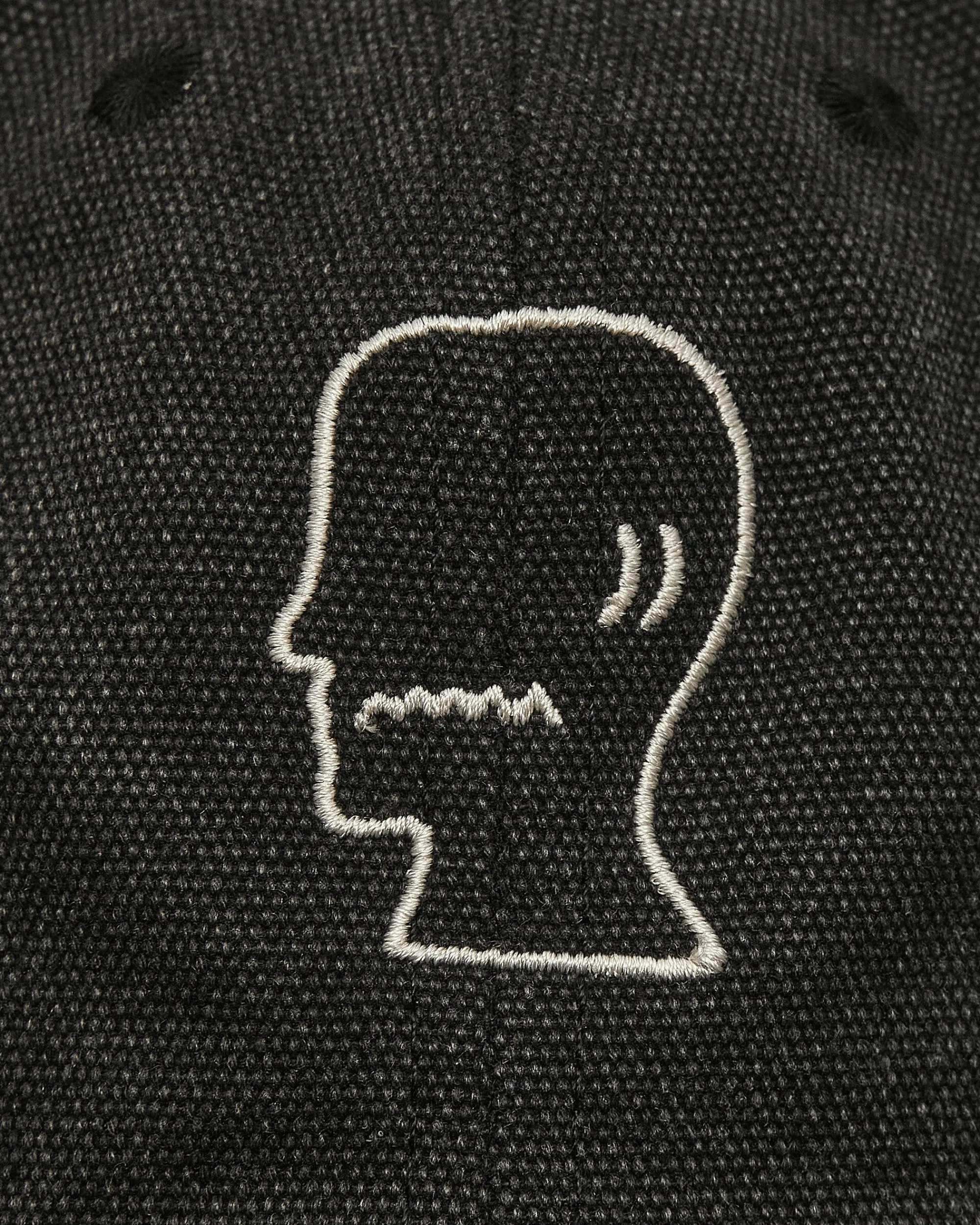 Brain Dead Hats|Hats^Washed Twill Logohead Hat Black
