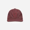Brain Dead Hats|Hats^Washed Twill Logohead Hat Raspberry