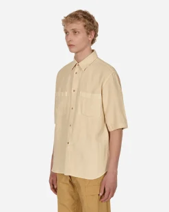AURALEE Shirts^Washi Duck Canvas Shortsleeve Shirt Beige