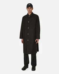 Jil Sander Coats And Jackets^Water-Repellent Cotton Coat Black