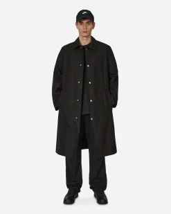 Jil Sander Coats And Jackets^Water-Repellent Cotton Coat Black